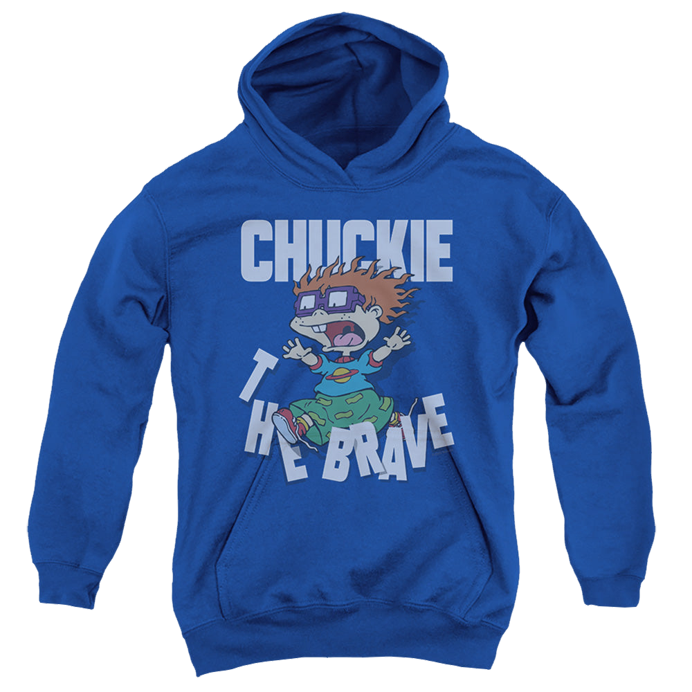 Rugrats Chuckie The Brave - Youth Hoodie Youth Hoodie (Ages 8-12) Rugrats   