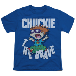 Rugrats Chuckie The Brave - Youth T-Shirt Youth T-Shirt (Ages 8-12) Rugrats   