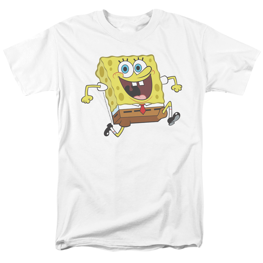 SpongeBob SquarePants Happy Running Spongebob - Men's Regular Fit T-Shirt Men's Regular Fit T-Shirt SpongeBob SquarePants   