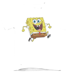 SpongeBob SquarePants Happy Running Spongebob - Kid's T-Shirt Kid's T-Shirt (Ages 4-7) SpongeBob SquarePants   