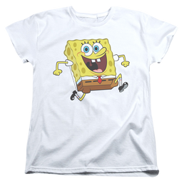 SpongeBob SquarePants Happy Running Spongebob - Women's T-Shirt Women's T-Shirt SpongeBob SquarePants   