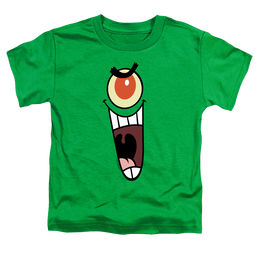 SpongeBob SquarePants Plankton Sinister Face - Kid's T-Shirt Kid's T-Shirt (Ages 4-7) SpongeBob SquarePants   