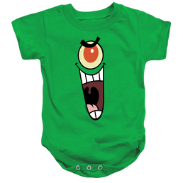 SpongeBob SquarePants Plankton Sinister Face - Baby Bodysuit Baby Bodysuit SpongeBob SquarePants   