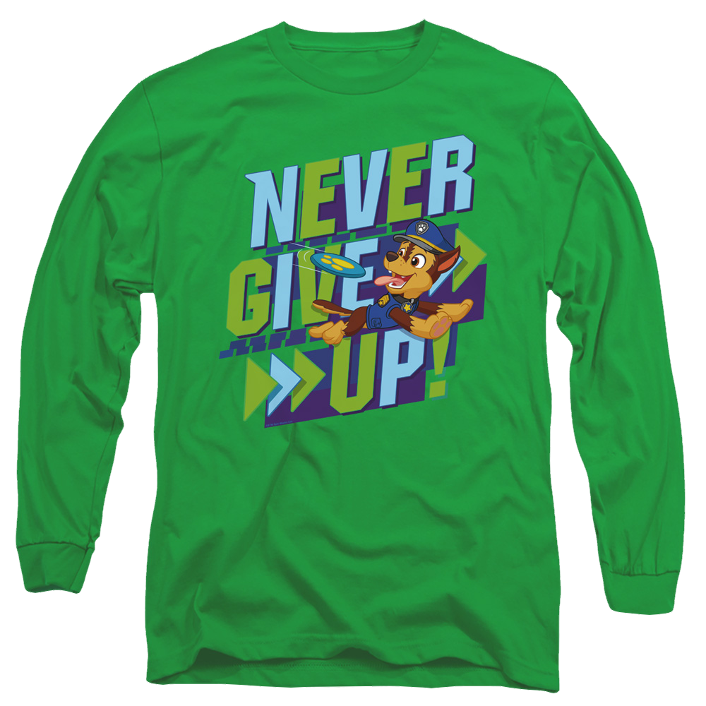 Paw Patrol Never Give Up - Men's Long Sleeve T-Shirt Men's Long Sleeve T-Shirt Paw Patrol   