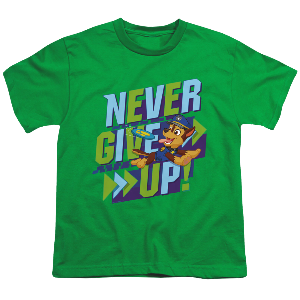 Paw Patrol Never Give Up - Youth T-Shirt Youth T-Shirt (Ages 8-12) Paw Patrol   