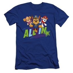 Paw Patrol All In - Men's Premium Slim Fit T-Shirt Men's Premium Slim Fit T-Shirt Paw Patrol   