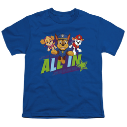 Paw Patrol All In - Youth T-Shirt Youth T-Shirt (Ages 8-12) Paw Patrol   