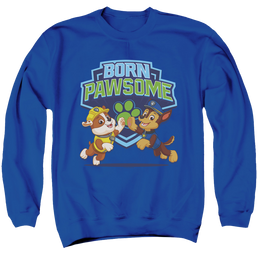 Paw Patrol Born Pawsome - Men's Crewneck Sweatshirt Men's Crewneck Sweatshirt Paw Patrol   