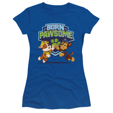 Royal juniors t-shirt with Paw Patrol Born Pawsome graphic
