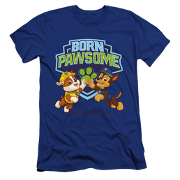 Paw Patrol Born Pawsome - Men's Premium Slim Fit T-Shirt Men's Premium Slim Fit T-Shirt Paw Patrol   