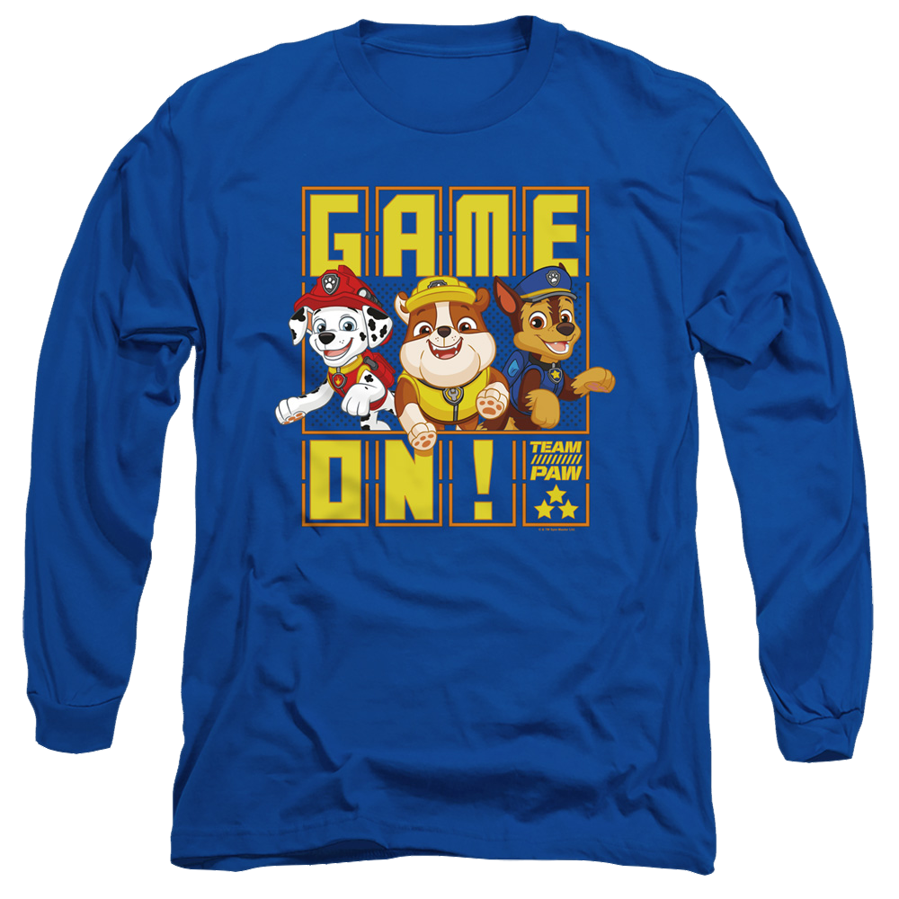 Paw Patrol Game On  Team Paw - Men's Long Sleeve T-Shirt Men's Long Sleeve T-Shirt Paw Patrol   