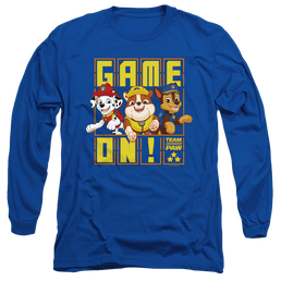 Paw Patrol Game On  Team Paw - Men's Long Sleeve T-Shirt Men's Long Sleeve T-Shirt Paw Patrol   