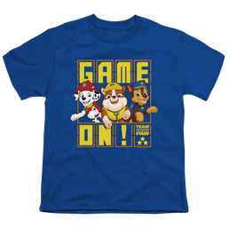 Paw Patrol Game On  Team Paw - Youth T-Shirt Youth T-Shirt (Ages 8-12) Paw Patrol   
