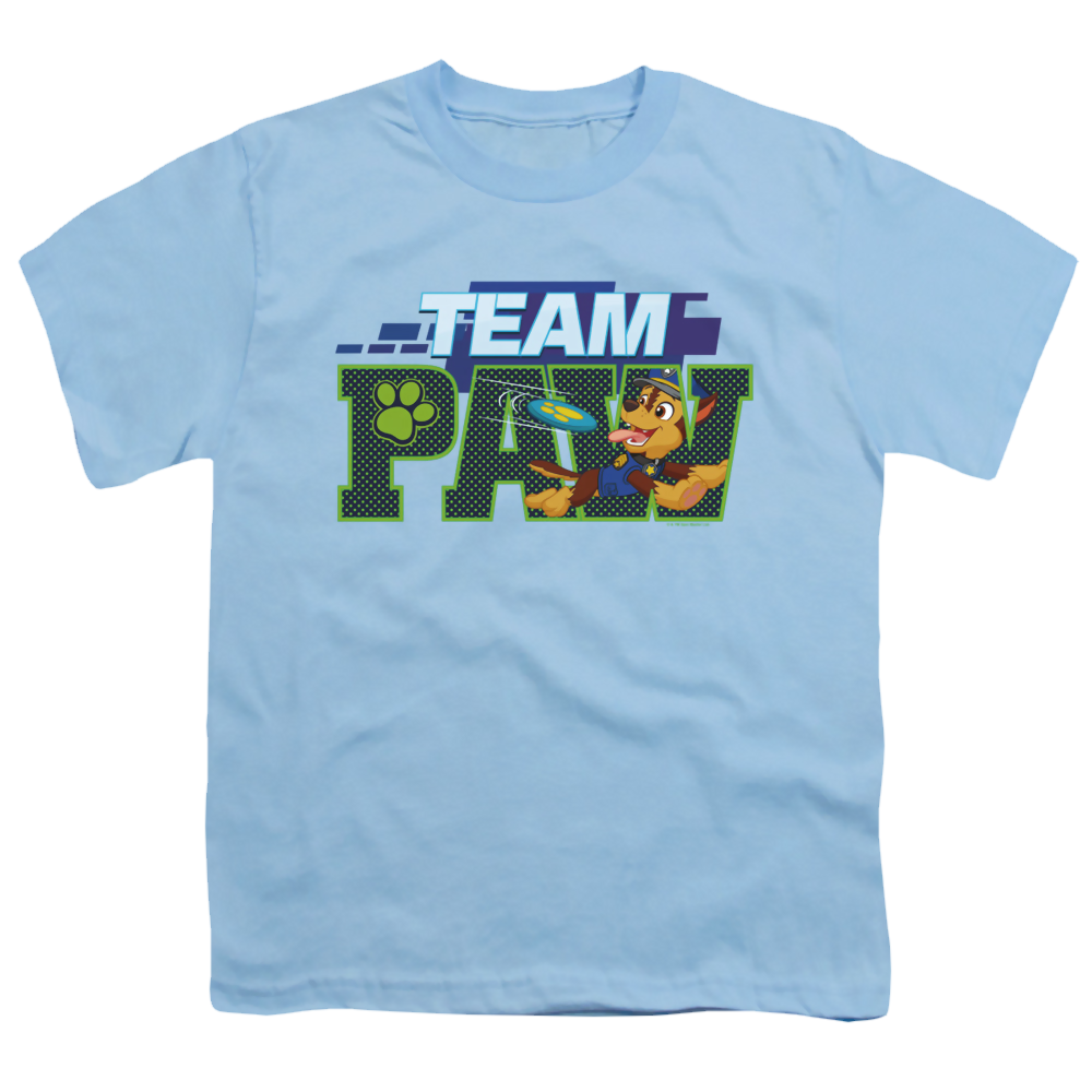 Paw Patrol Team Paw Chase - Youth T-Shirt Youth T-Shirt (Ages 8-12) Paw Patrol   