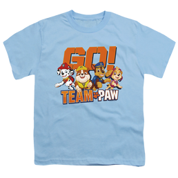 Paw Patrol Go! Team Paw - Youth T-Shirt Youth T-Shirt (Ages 8-12) Paw Patrol   