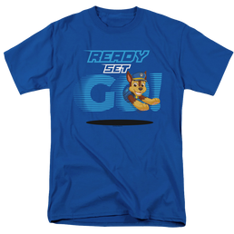 Paw Patrol Ready Set Go! Chase - Men's Regular Fit T-Shirt Men's Regular Fit T-Shirt Paw Patrol   