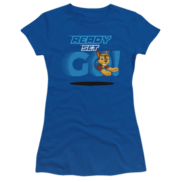 Royal juniors t-shirt with Paw Patrol Ready Set Go! Chase graphic