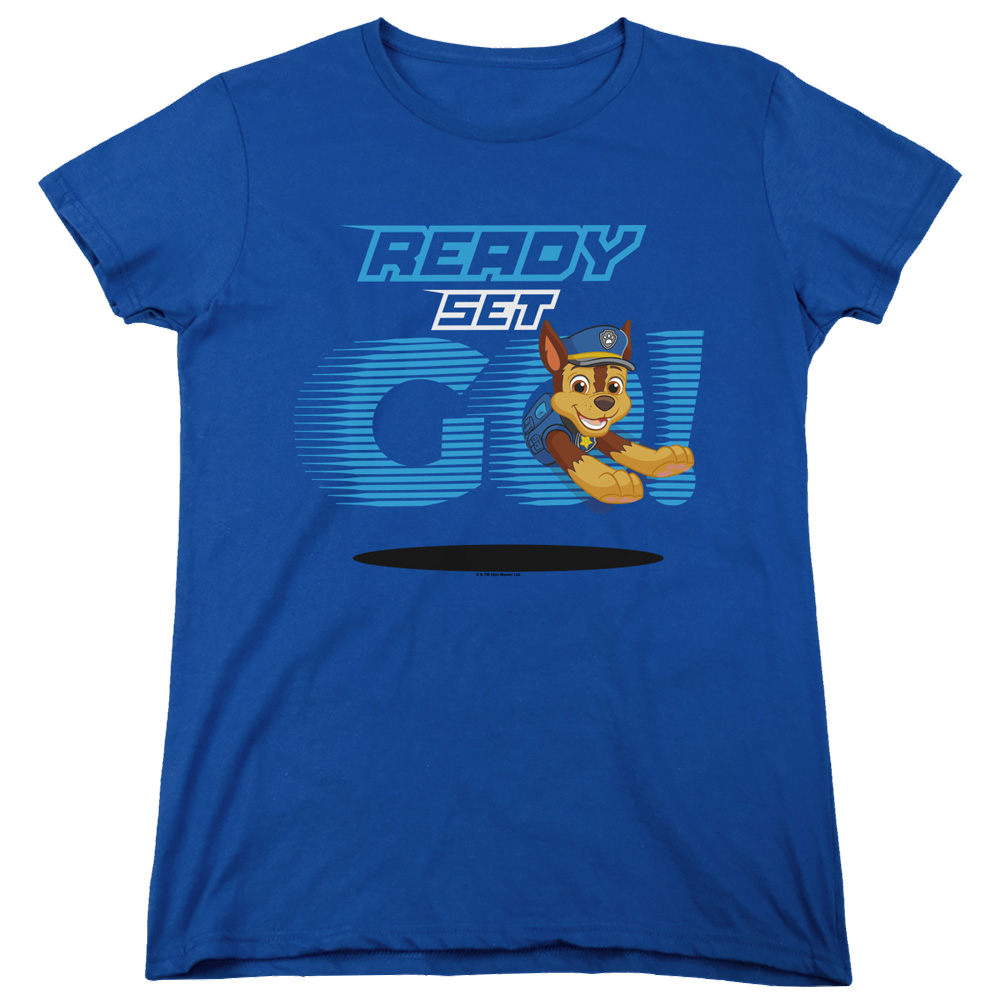 Paw Patrol Ready Set Go! Chase - Women's T-Shirt Women's T-Shirt Paw Patrol   