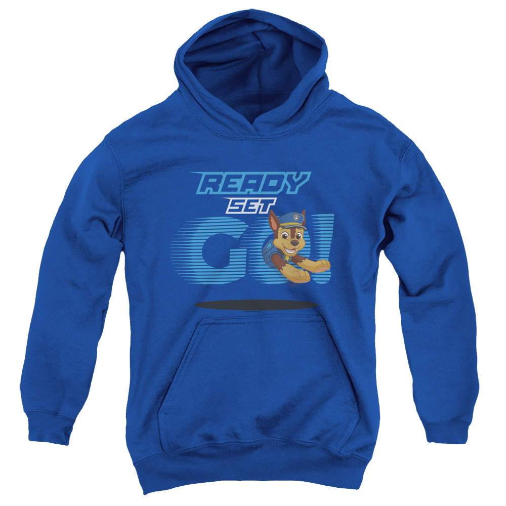 Paw Patrol Ready Set Go! Chase - Youth Hoodie Youth Hoodie (Ages 8-12) Paw Patrol   
