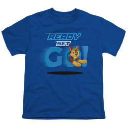 Paw Patrol Ready Set Go! Chase - Youth T-Shirt Youth T-Shirt (Ages 8-12) Paw Patrol   