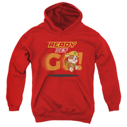 Paw Patrol Ready Set Go! Rubble - Youth Hoodie Youth Hoodie (Ages 8-12) Paw Patrol   