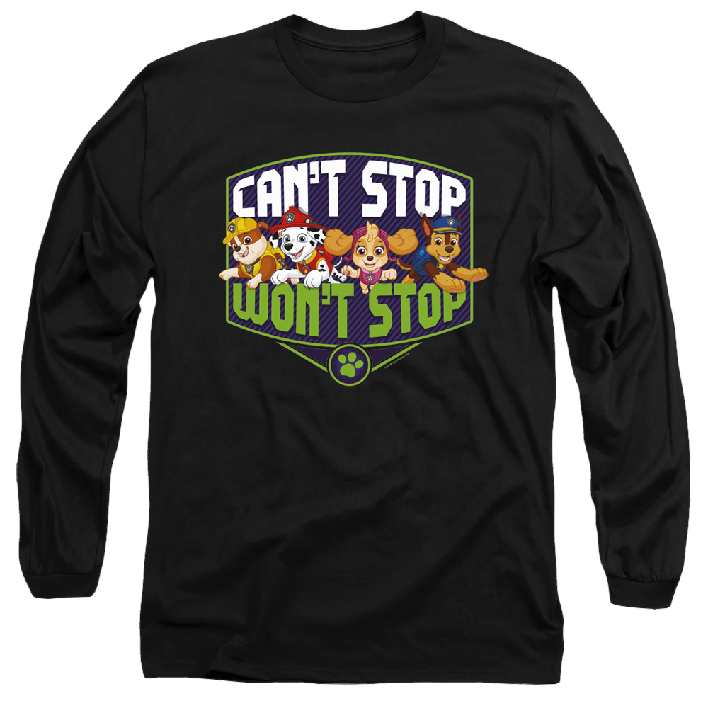 Paw Patrol Can'T Stop Won'T Stop - Men's Long Sleeve T-Shirt Men's Long Sleeve T-Shirt Paw Patrol   