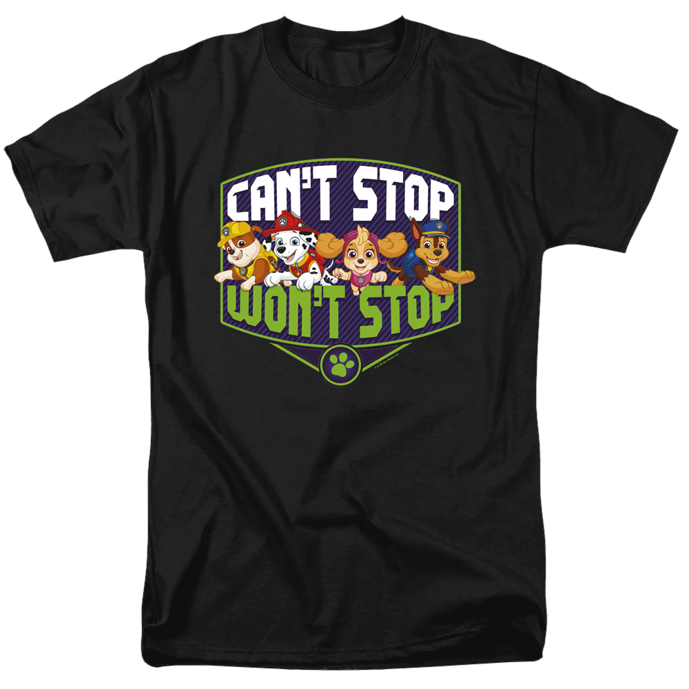 Paw Patrol Can'T Stop Won'T Stop - Men's Regular Fit T-Shirt Men's Regular Fit T-Shirt Paw Patrol   