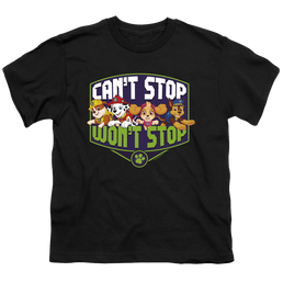 Paw Patrol Can'T Stop Won'T Stop - Youth T-Shirt Youth T-Shirt (Ages 8-12) Paw Patrol   