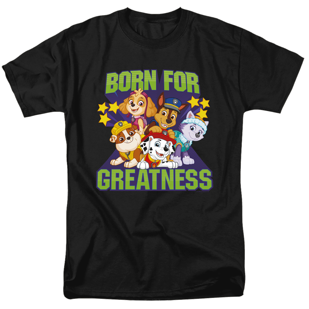 Paw Patrol Born For Greatness - Men's Regular Fit T-Shirt Men's Regular Fit T-Shirt Paw Patrol   