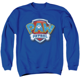 Paw Patrol 3D Logo - Men's Crewneck Sweatshirt Men's Crewneck Sweatshirt Paw Patrol   