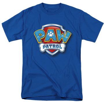 Royal men's regular fit t-shirt with Paw Patrol 3D Logo graphic