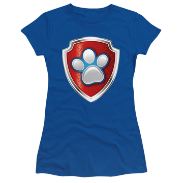 Royal juniors t-shirt with Paw Patrol Badge graphic
