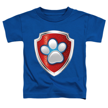Royal kid's t-shirt for ages 4 to 7 with Paw Patrol Badge graphic