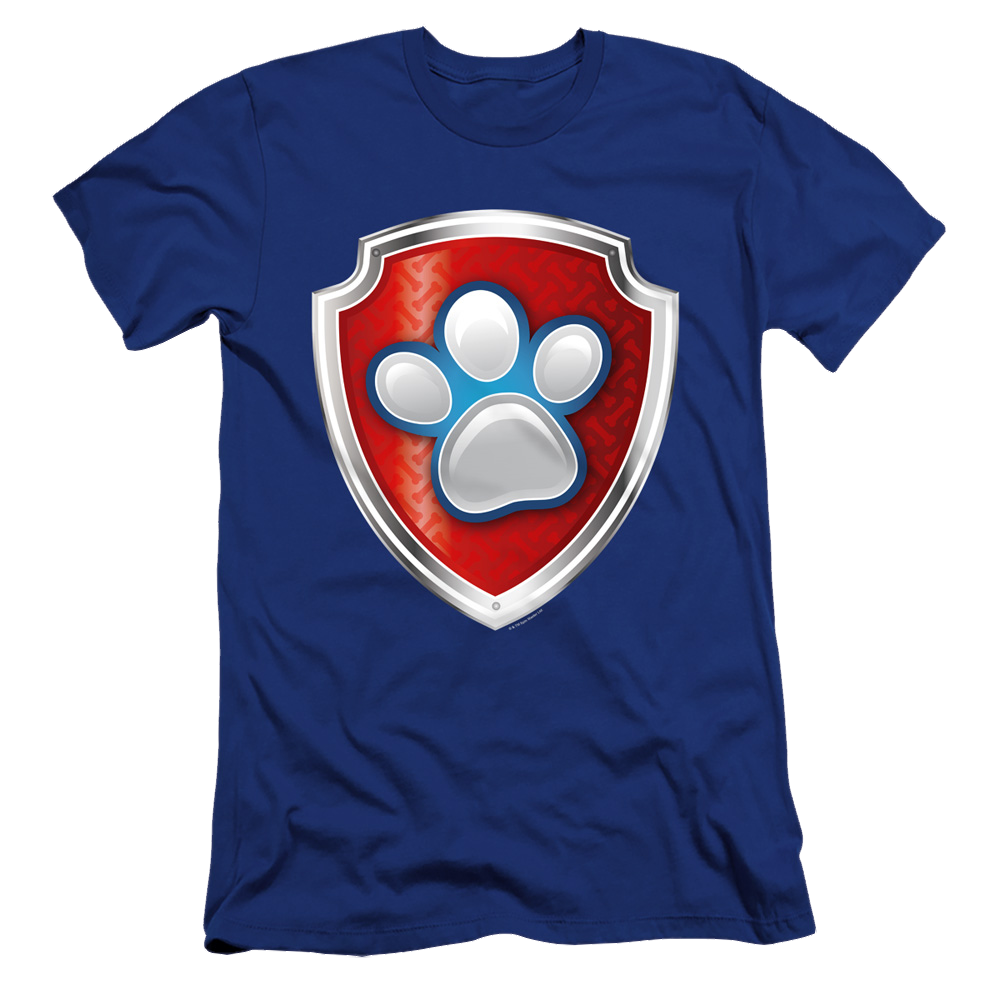 Paw Patrol Badge - Men's Premium Slim Fit T-Shirt Men's Premium Slim Fit T-Shirt Paw Patrol   