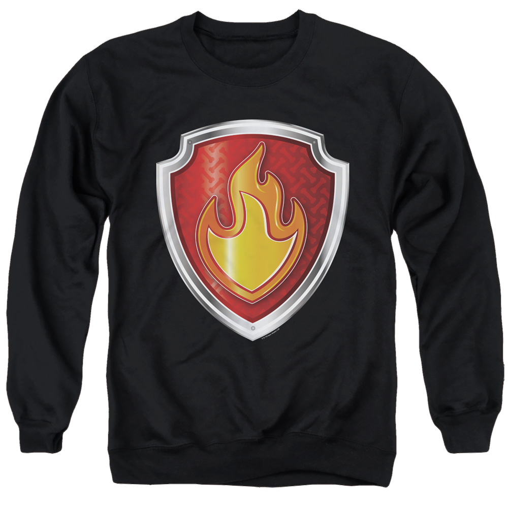 Paw Patrol Marshall Badge - Men's Crewneck Sweatshirt Men's Crewneck Sweatshirt Paw Patrol   