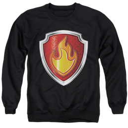 Paw Patrol Marshall Badge - Men's Crewneck Sweatshirt Men's Crewneck Sweatshirt Paw Patrol   