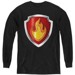 Paw Patrol Marshall Badge - Youth Long Sleeve T-Shirt Youth Long Sleeve T-Shirt Paw Patrol   