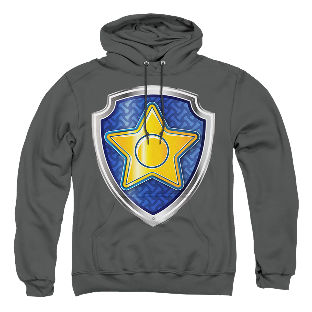 Paw Patrol Chase Badge - Pullover Hoodie Pullover Hoodie Paw Patrol   
