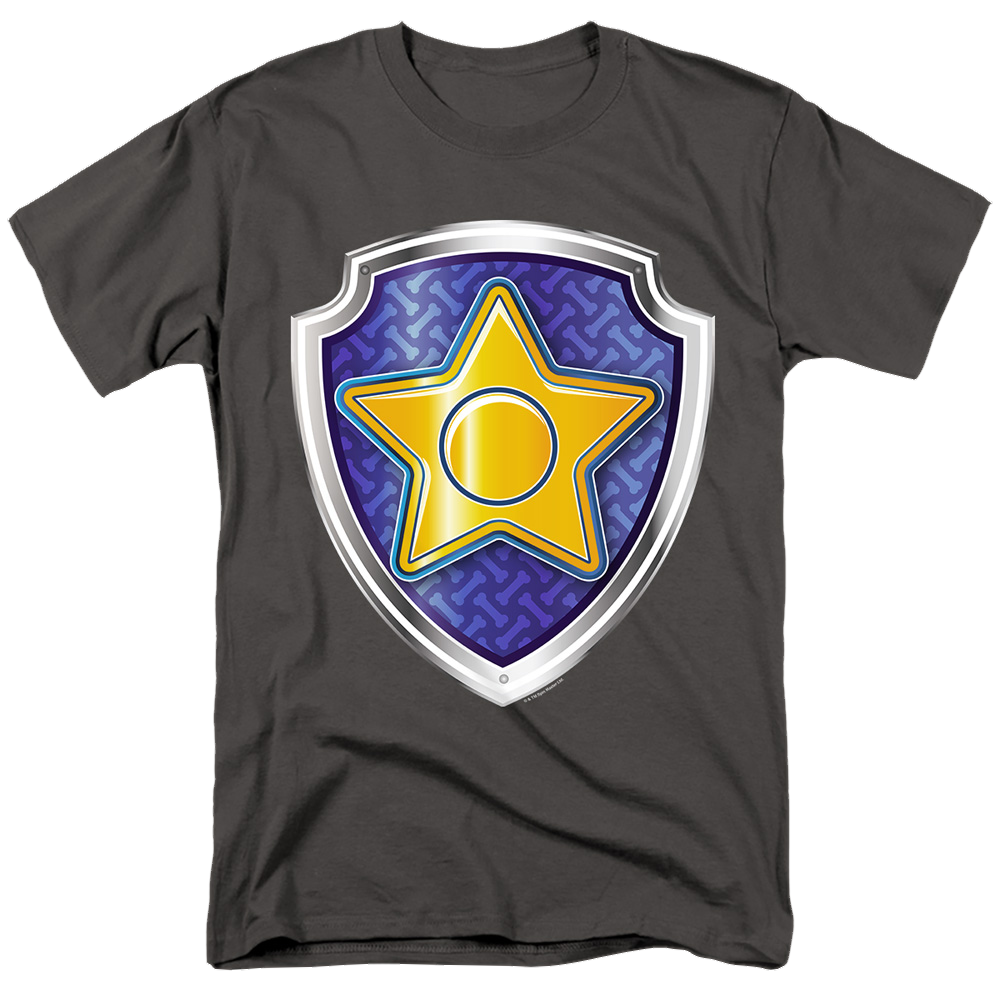 Paw Patrol Chase Badge - Men's Regular Fit T-Shirt Men's Regular Fit T-Shirt Paw Patrol   