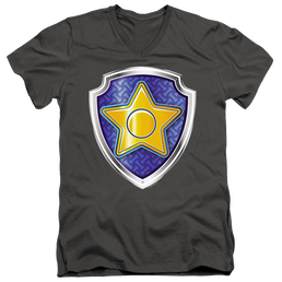 Paw Patrol Chase Badge - Men's V-Neck T-Shirt Men's V-Neck T-Shirt Paw Patrol   