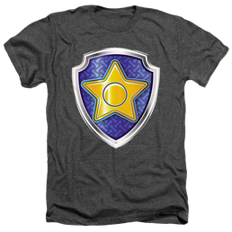 Paw Patrol Chase Badge - Men's Heather T-Shirt Men's Heather T-Shirt Paw Patrol   