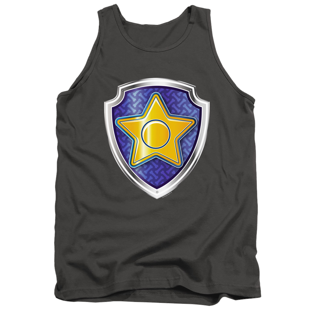 Paw Patrol Chase Badge - Men's Tank Top Men's Tank Paw Patrol   