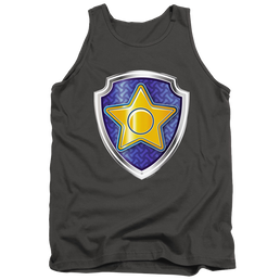 Paw Patrol Chase Badge - Men's Tank Top Men's Tank Paw Patrol   