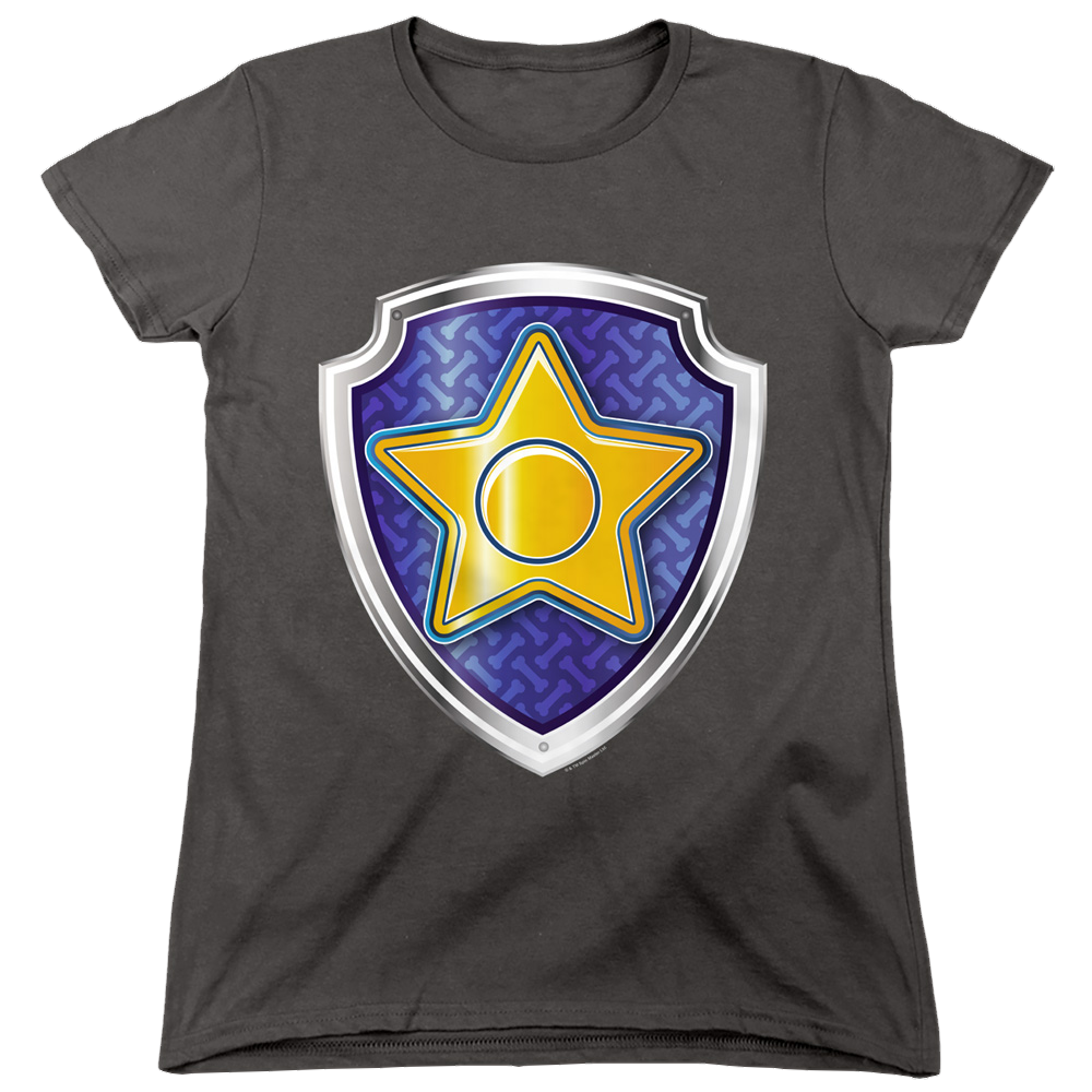 Paw Patrol Chase Badge - Women's T-Shirt Women's T-Shirt Paw Patrol   