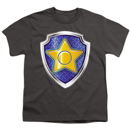 Paw Patrol Chase Badge - Youth T-Shirt Youth T-Shirt (Ages 8-12) Paw Patrol   