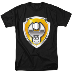 Paw Patrol Rubble Badge - Men's Regular Fit T-Shirt Men's Regular Fit T-Shirt Paw Patrol   