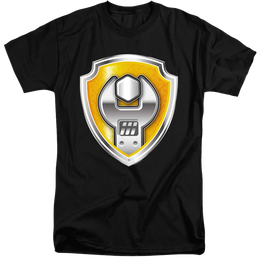 Paw Patrol Rubble Badge - Men's Tall Fit T-Shirt Men's Tall Fit T-Shirt Paw Patrol   