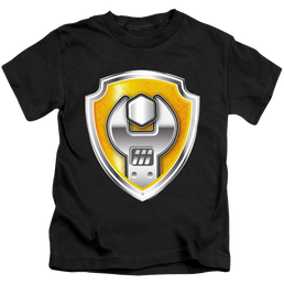 Paw Patrol Rubble Badge - Kid's T-Shirt Kid's T-Shirt (Ages 4-7) Paw Patrol   
