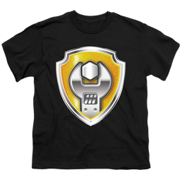 Paw Patrol Rubble Badge - Youth T-Shirt Youth T-Shirt (Ages 8-12) Paw Patrol   