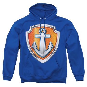 Royal pullover hoodie with Paw Patrol Zuma Badge graphic